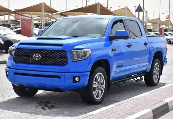 Used Toyota Tundra II Facelift, 5.7 l, 2021 in Sharjah by Alfaris Used Cars, Blue color. Other | AUTO.AE