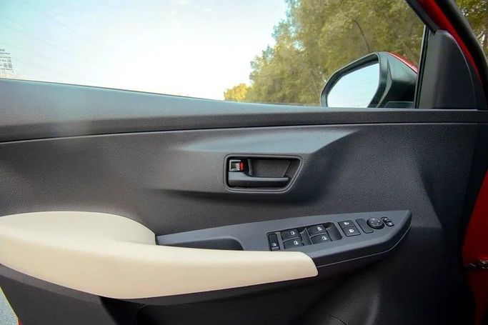 Used Toyota Yaris IV, 1.5 l, 2023 in Sharjah by First Choice Cars, Red color. GCC Specs | AUTO.AE