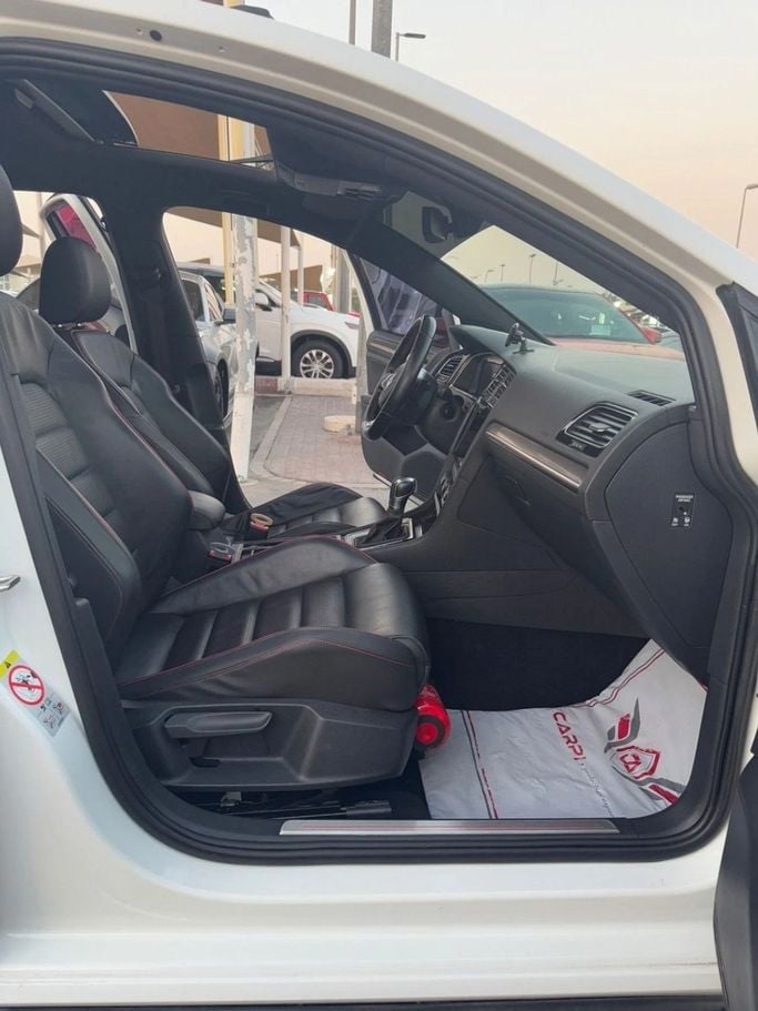 Used Volkswagen Golf GTI VII Facelift, 2.0 l, 2018 in Sharjah by Titanium Used Cars, White color. GCC Specs | AUTO.AE