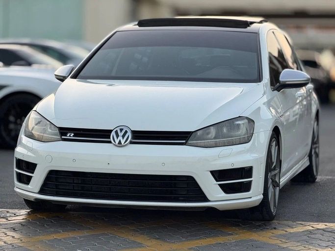 Used Volkswagen Golf R VII, 2.0 l, 2016 in Sharjah by Titanium Used Cars, White color. GCC Specs | AUTO.AE