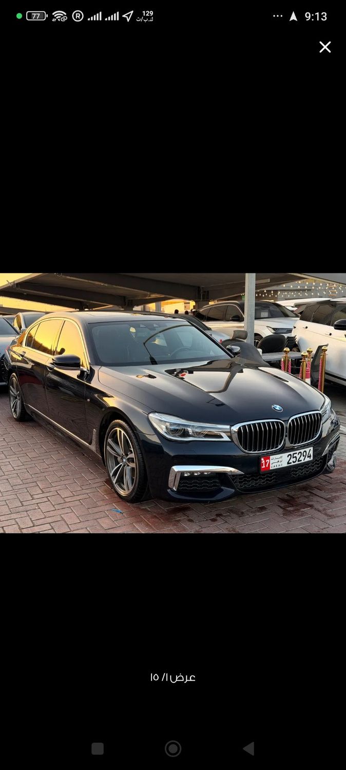 Подержанный BMW 7 Series 740Li xDrive VI (G11/G12), 3.0 л, 2018 в Умм-Аль-Кувейне от LOW MILEAGE Тёмно-синий цвет. Корейская | AUTO.AE | Объявление #265176