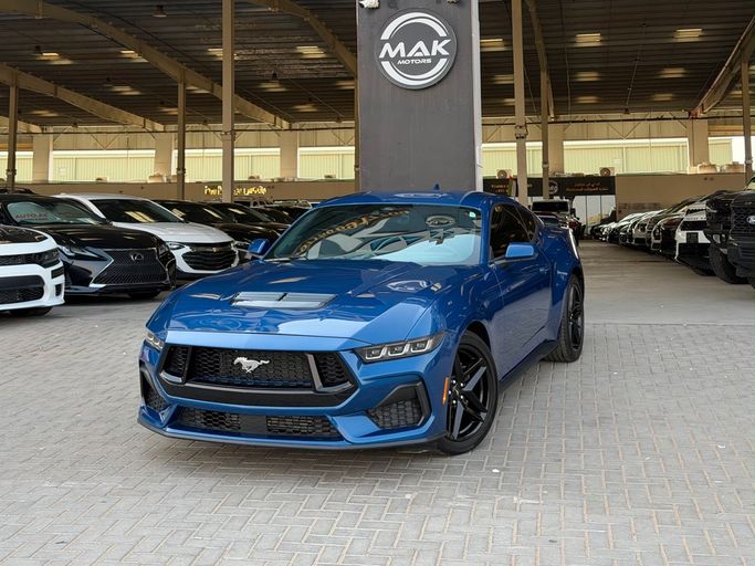 مستعملة Ford Mustang سابعاً, 2.3 l, 2024 في في أم القيوين من MAK MOTORS، اللون أزرق. المواصفات الأمريكية | AUTO.AE | إعلان #273012