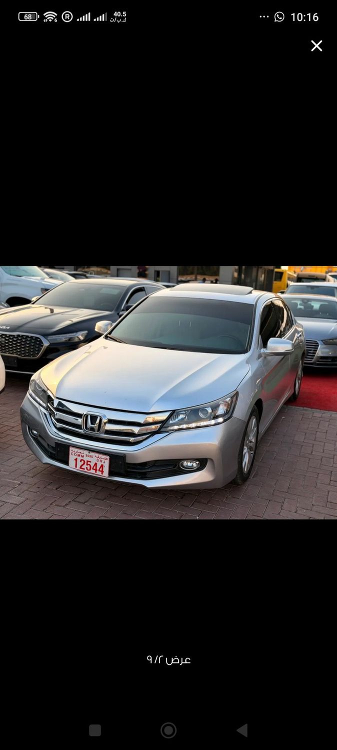 مستعملة Honda Accord تاسعًا, 2.4 l, 2016 في في أم القيوين من LOW MILEAGE، اللون فضي. مواصفات الخليج | AUTO.AE | إعلان #265192