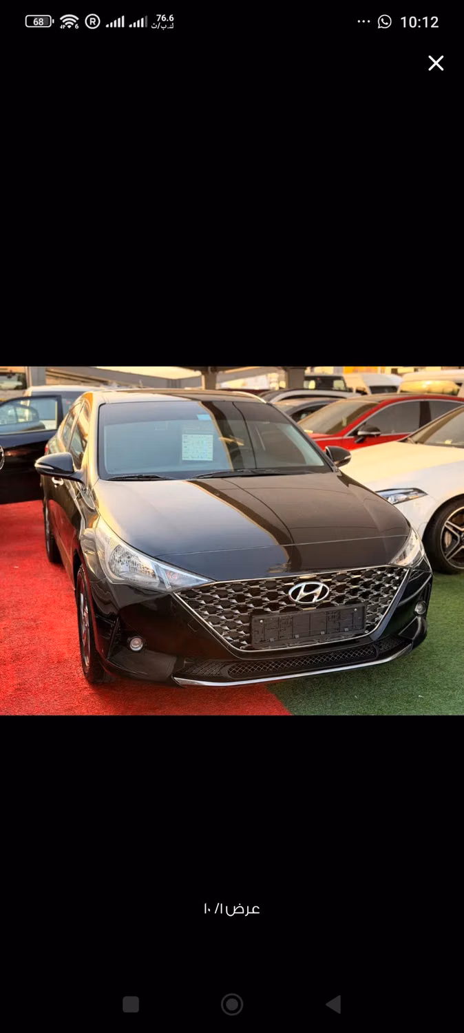 Подержанный Hyundai Accent V (HC) Рестайлинг, 1.6 л, 2023 в Умм-Аль-Кувейне от LOW MILEAGE Черный цвет. Корейская | AUTO.AE | Объявление #265188