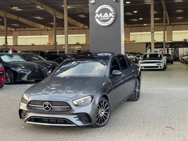 Подержанный Mercedes-Benz E-Class 350 V (W213, S213, C238) Рестайлинг, 2.0 л, 2023 в Умм-Аль-Кувейне от MAK MOTORS Серый цвет. Корейская | AUTO.AE