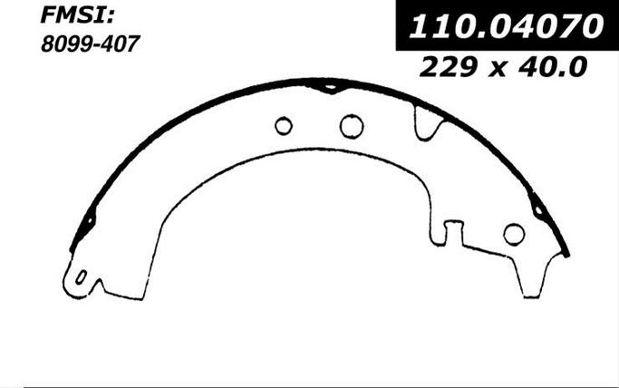 CEB-111-04070, Centric Premium Brake Shoes 111.04070 in UAE, Dubai. Condition - new. Price 60 AED. Photo, seller contacts | AUTO.AE