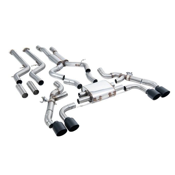 SSXBM1256, MILLTEK SSXBM1256 Downpipe-Back Exhaust, 3.15" (Cerakote Black GT-115 Trims) for BMW X3M (G01) / X4M (G02) في الإمارات العربية المتحدة, دبي. Condition - new. Price ⁦28,220 AED⁩. Photo, seller contacts | AUTO.AE