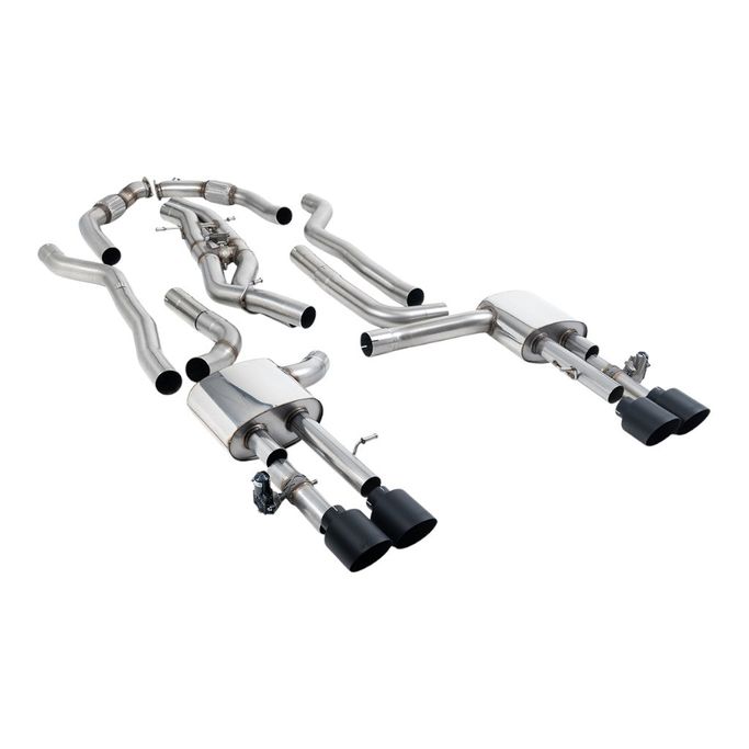 SSXAU1066, MILLTEK SSXAU1066 Cat-Back Exhaust, 3.15" (Cerakote Black GT-115 Trims) for AUDI S8 (D5) Non-OPF/GPF 2020- в ОАЭ, Дубай. Состояние - новое. Цена ⁦32 760 AED⁩. Фото, контакты продавца | AUTO.AE