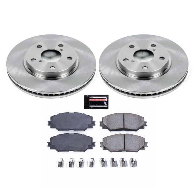 PWR-KOE258, PowerStop Z17 Evolution Plus Stock Replacement Brake Kits KOE258 в ОАЭ, Дубай. Состояние - новое. Цена 600 AED. Фото, контакты продавца | AUTO.AE