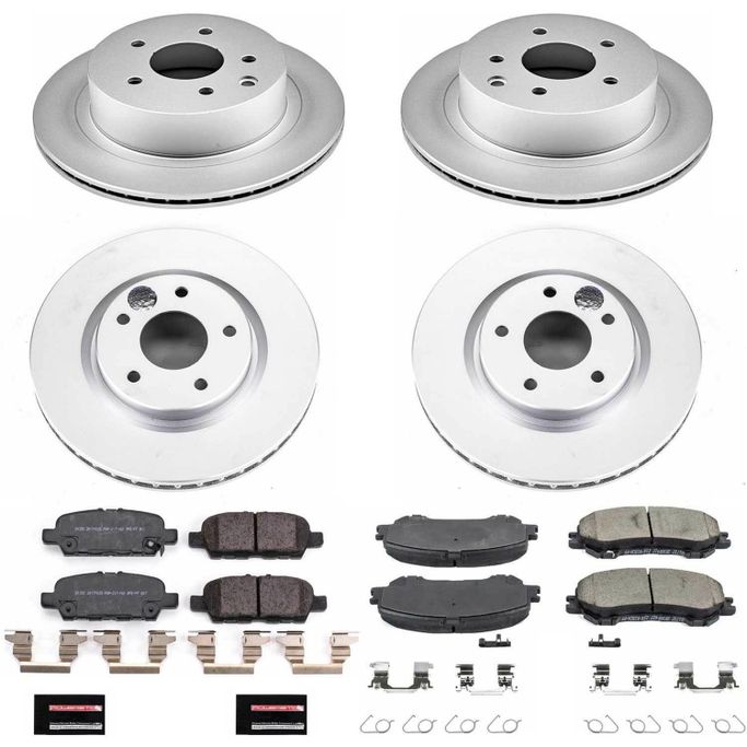 PWR-CRK7035, PowerStop Z17 Evolution Plus GEOMET Coated Brake Kits for 2014-2020 ROGUE, 2017-2022 ROGUE SPORT - CRK7035 in UAE, Dubai. Condition - new. Price 1,470 AED. Photo, seller contacts | AUTO.AE