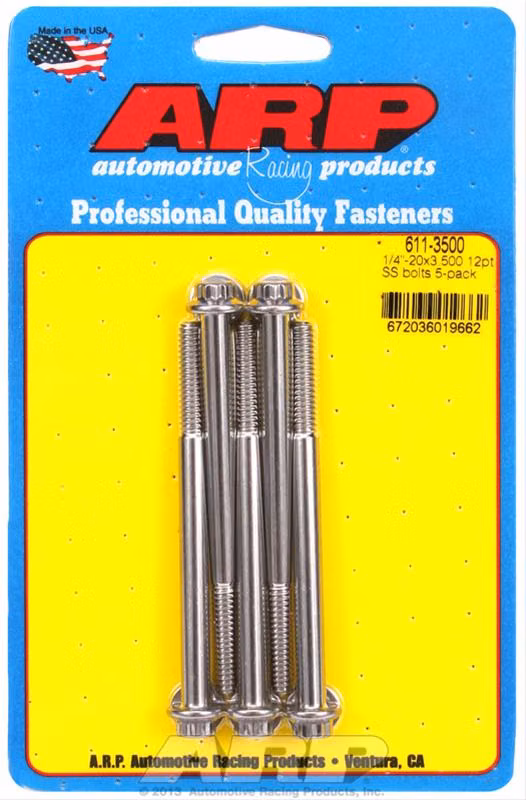ARP-611-3500, ARP Stainless Steel Bolts 611-3500 в ОАЭ, Дубай. Состояние - новое. Цена ⁦120 AED⁩. Фото, контакты продавца | AUTO.AE