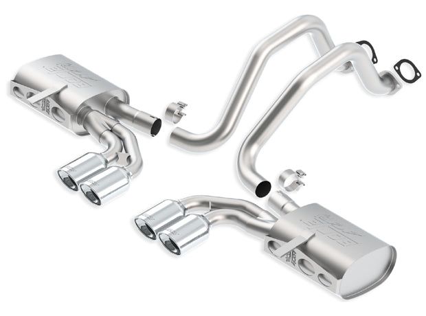 140428, BORLA 140428 Cat Back Exhaust System CORV C5 / ZO6 97-04 "ATAK" in UAE, Dubai. Condition - new. Price 10,500 AED. Photo, seller contacts | AUTO.AE