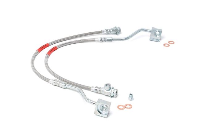 ROU-89310S, Rough Country Stainless Steel Extended Brake Lines for 1980-1996 BRONCO, F-150 - 89310S in UAE, Dubai. Condition - new. Price ⁦340 AED⁩. Photo, seller contacts | AUTO.AE