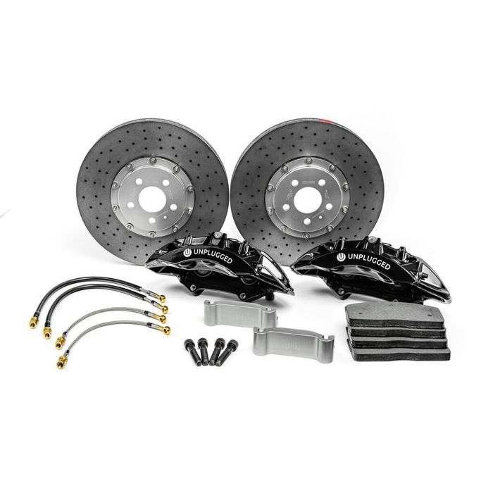 UP-M3MY-317-6.1, UNPLUGGED PERFORMANCE UP-M3MY-317-6.1 Big Brake Kit (front), Race Pads for TESLA Model 3 / Model Y in UAE, Dubai. Condition - new. Price ⁦41,050 AED⁩. Photo, seller contacts | AUTO.AE