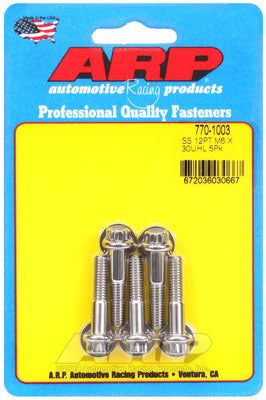 770-1003, ARP 770-1003 Metric Thread Bolt Kit M6 x 1.00 x 30 12pt SS bolts in UAE, Dubai. Condition - new. Price 220 AED. Photo, seller contacts | AUTO.AE