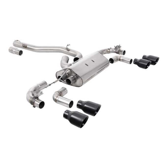 SSXVW645, MILLTEK SSXVW645 Cat-Back Exhaust, 3.15" (Cerakote Black GT-100 Tips) for VW Golf R (MK7.5) في الإمارات العربية المتحدة, دبي. Condition - new. Price ⁦11,350 AED⁩. Photo, seller contacts | AUTO.AE