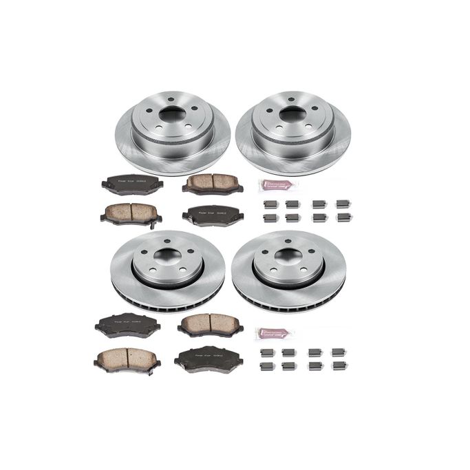 PWR-KOE2798, PowerStop Z17 Evolution Plus Stock Replacement Brake Kits for 2007-2017 WRANGLER, 2018 WRANGLER JK - KOE2798 in UAE, Dubai. Condition - new. Price 1,360 AED. Photo, seller contacts | AUTO.AE