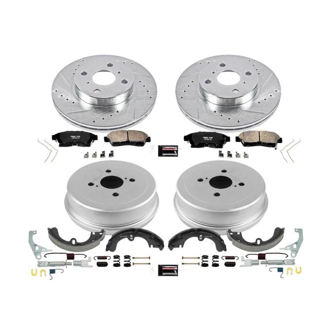 PWR-K15079DK, PowerStop Z23 Evolution Sport Disc and Drum Brake Upgrade Kits for 1993-1997 COROLLA - K15079DK в ОАЭ, Дубай. Состояние - новое. Цена 1 380 AED. Фото, контакты продавца | AUTO.AE