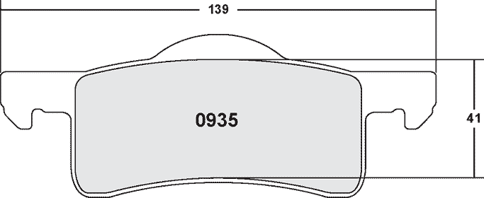 0935.10, PFC 0935.10 Rear Brake Pads for FORD EXPEDITION 2003-2005 в ОАЭ, Дубай. Состояние - новое. Цена 690 AED. Фото, контакты продавца | AUTO.AE