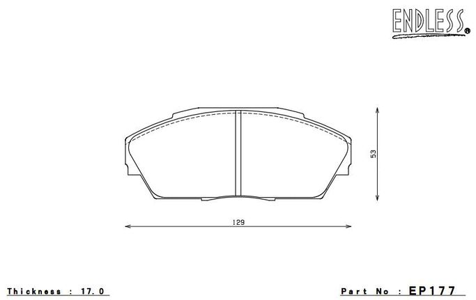 EP177SSY, ENDLESS EP177SSY Front brake pads ACURA INTEGRA(90-93)/LEGEND(86-90)/HONDA ACCORD(88-89) في الإمارات العربية المتحدة, دبي. Condition - new. Price ⁦830 AED⁩. Photo, seller contacts | AUTO.AE
