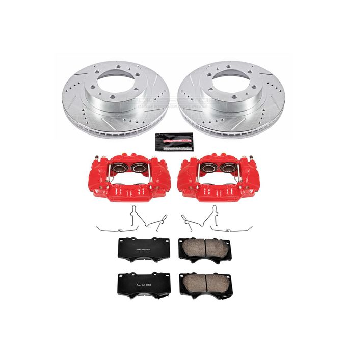 PWR-KC137, PowerStop Z23 Evolution Sport Brake Upgrade Kits with Calipers for 2003-2009 4RUNNER, 2007-2014 FJ CRUISER, 2005-2023 TACOMA - KC137 в ОАЭ, Дубай. Состояние - новое. Цена ⁦2 380 AED⁩. Фото, контакты продавца | AUTO.AE