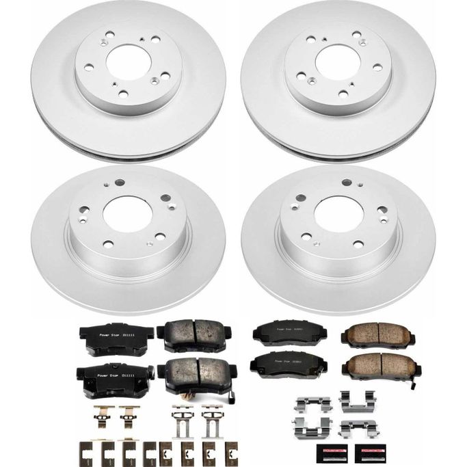 PWR-CRK2557, PowerStop Z17 Evolution Plus GEOMET Coated Brake Kits for 2003-2007 ACCORD - CRK2557 in UAE, Dubai. Condition - new. Price 1,120 AED. Photo, seller contacts | AUTO.AE