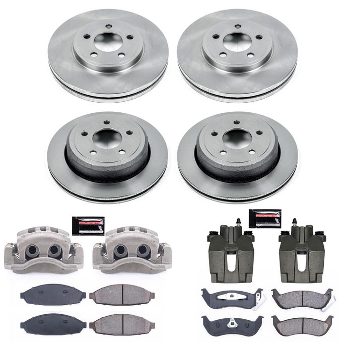 PWR-KCOE1365, PowerStop Z17 Evolution Plus Stock Replacement Brake Kits with Calipers for 2003-2011 CROWN VICTORIA, GRAND MARQUIS, 2003-2004 MARAUDER - KCOE1365 в ОАЭ, Дубай. Состояние - новое. Цена ⁦3 060 AED⁩. Фото, контакты продавца | AUTO.AE