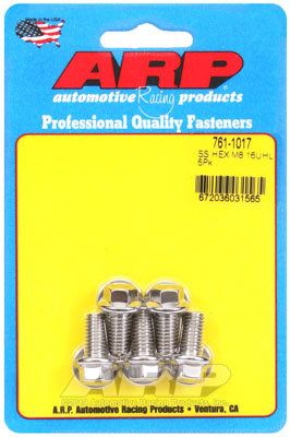 761-1017, ARP 761-1017 Metric Thread Bolt Kit M8 x 1.25 x 16 hex SS bolts في الإمارات العربية المتحدة, دبي. Condition - new. Price 210 AED. Photo, seller contacts | AUTO.AE