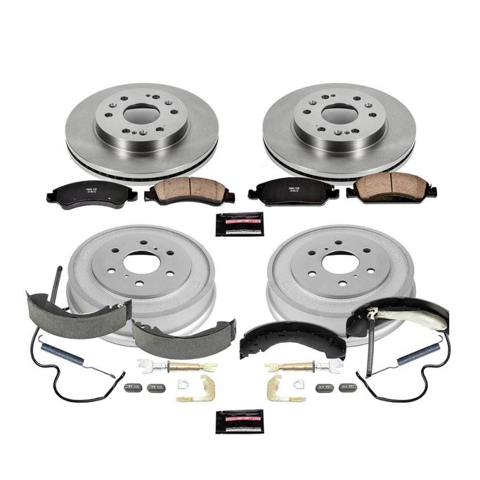 PWR-KOE15238DK, PowerStop Autospecialty Stock Replacement Disc and Drum Brake Kits for 2007-2008 SIERRA 1500, SILVERADO 1500 - KOE15238DK in UAE, Dubai. Condition - new. Price ⁦2,200 AED⁩. Photo, seller contacts | AUTO.AE