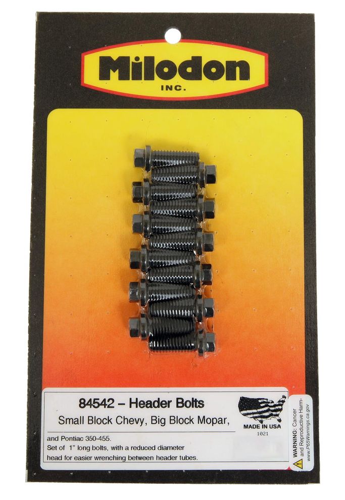 MIL-84542, Milodon Header Bolts 84542 في الإمارات العربية المتحدة, دبي. Condition - new. Price 90 AED. Photo, seller contacts | AUTO.AE