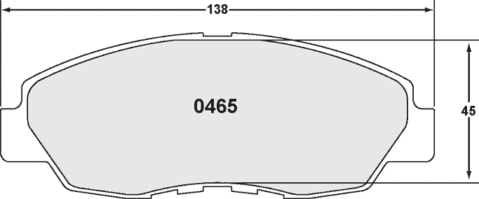 0465.21, PFC 0465.21 Brake Pads for HONDA Civic EX 1996-2011 / Civic exc Si 2004-2005 / Insight 2010-2012 (Z-RATED Compound) в ОАЭ, Дубай. Состояние - новое. Цена ⁦480 AED⁩. Фото, контакты продавца | AUTO.AE