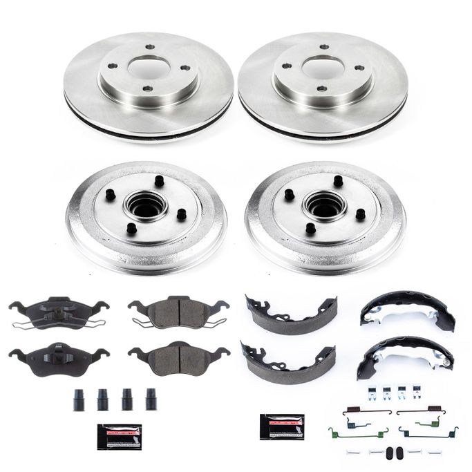 PWR-KOE15191DK, PowerStop Autospecialty Stock Replacement Disc and Drum Brake Kits for 2000-2004 FOCUS - KOE15191DK في الإمارات العربية المتحدة, دبي. Condition - new. Price ⁦1,740 AED⁩. Photo, seller contacts | AUTO.AE