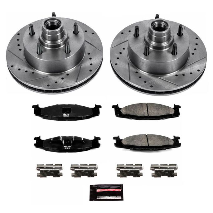 PWR-K1831, PowerStop Z23 Evolution Sport Brake Upgrade Kits for 1994-2001 E-150 ECONOLINE, 1994-1996 F-150 - K1831 в ОАЭ, Дубай. Состояние - новое. Цена ⁦1 470 AED⁩. Фото, контакты продавца | AUTO.AE