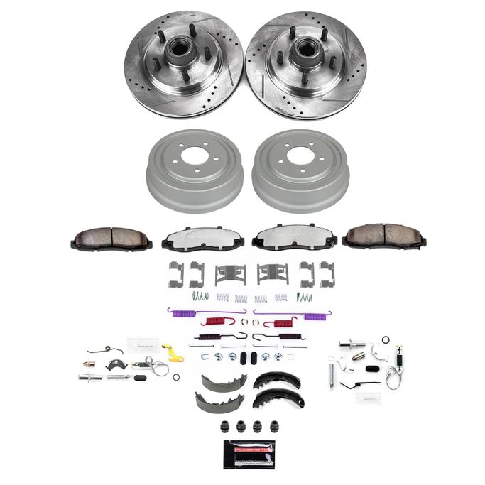 PWR-K15506DK-36, PowerStop Z36 Truck and Tow Disc and Drum Brake Upgrade Kits for 2001-2002 F-150 - K15506DK-36 in UAE, Dubai. Condition - new. Price ⁦2,940 AED⁩. Photo, seller contacts | AUTO.AE