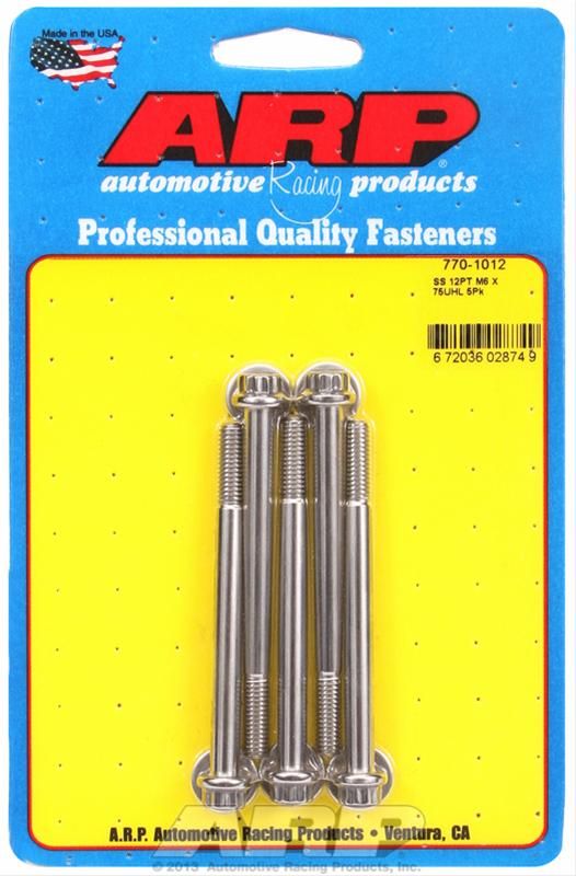 ARP-770-1012, ARP Stainless Steel Bolts 770-1012 в ОАЭ, Дубай. Состояние - новое. Цена ⁦130 AED⁩. Фото, контакты продавца | AUTO.AE