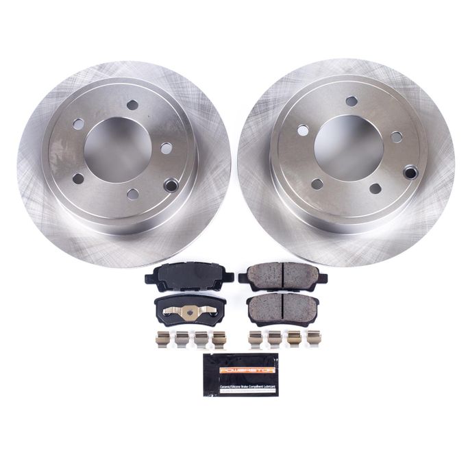 PWR-KOE3033, PowerStop Z17 Evolution Plus Stock Replacement Brake Kits KOE3033 в ОАЭ, Дубай. Состояние - новое. Цена 450 AED. Фото, контакты продавца | AUTO.AE