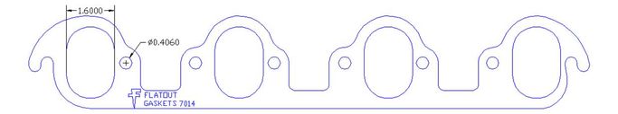 FOG-7014S, Flatout Gaskets Header Gaskets 7014S في الإمارات العربية المتحدة, دبي. Condition - new. Price 240 AED. Photo, seller contacts | AUTO.AE
