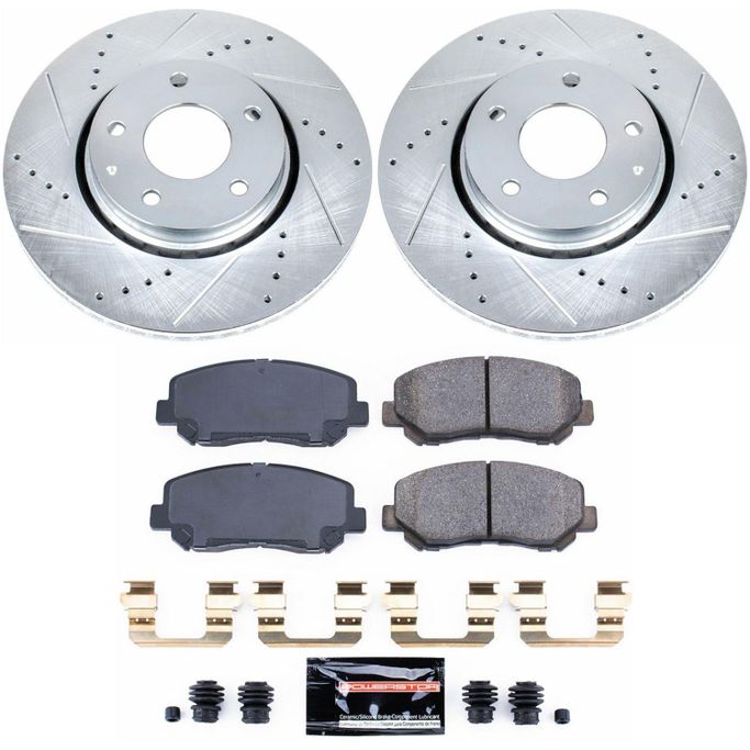 PWR-K7689, PowerStop Z23 Evolution Sport Brake Upgrade Kits for 2016-2024 CX-5 - K7689 в ОАЭ, Дубай. Состояние - новое. Цена 1 140 AED. Фото, контакты продавца | AUTO.AE