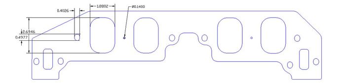 FOG-8425-1, Flatout Gaskets Intake Gaskets 8425.1 в ОАЭ, Дубай. Состояние - новое. Цена 910 AED. Фото, контакты продавца | AUTO.AE