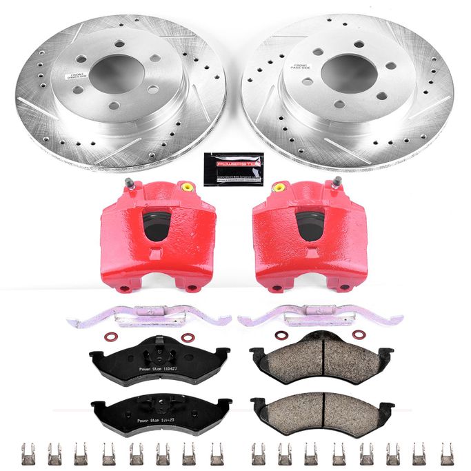PWR-KC2139, PowerStop Z23 Evolution Sport Brake Upgrade Kits with Calipers for 2000-2002 DAKOTA, DURANGO - KC2139 в ОАЭ, Дубай. Состояние - новое. Цена 1 880 AED. Фото, контакты продавца | AUTO.AE