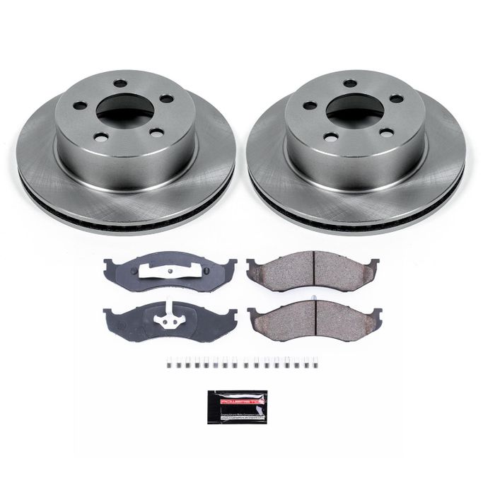 PWR-KOE2152, PowerStop Z17 Evolution Plus Stock Replacement Brake Kits for 1999-2001 CHEROKEE, 1999-2006 WRANGLER - KOE2152 в ОАЭ, Дубай. Состояние - новое. Цена 610 AED. Фото, контакты продавца | AUTO.AE