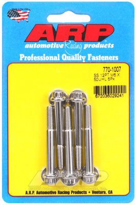 770-1007, ARP 770-1007 Metric Thread Bolt Kit M6 x 1.00 x 50 12pt SS bolts في الإمارات العربية المتحدة, دبي. Condition - new. Price 240 AED. Photo, seller contacts | AUTO.AE