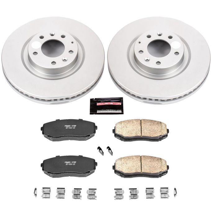 PWR-CRK5878, PowerStop Z17 Evolution Plus GEOMET Coated Brake Kits for 2007-2015 CX-9 - CRK5878 в ОАЭ, Дубай. Состояние - новое. Цена 1 020 AED. Фото, контакты продавца | AUTO.AE