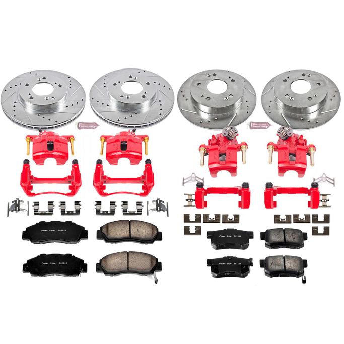 PWR-KC706, PowerStop Z23 Evolution Sport Brake Upgrade Kits with Calipers for 1997-2001 PRELUDE - KC706 in UAE, Dubai. Condition - new. Price 3,610 AED. Photo, seller contacts | AUTO.AE