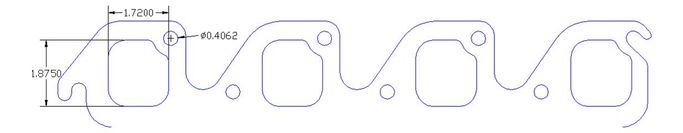 FOG-7168S, Flatout Gaskets Header Gaskets 7168S في الإمارات العربية المتحدة, دبي. Condition - new. Price 240 AED. Photo, seller contacts | AUTO.AE