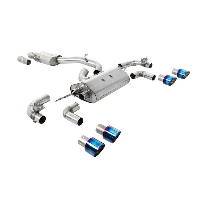 SSXVW654, MILLTEK SSXVW654 Cat-Back Exhaust, 3.15" (Burnt Titanium GT-100 Tips) for VW Golf R (MK7.5) in UAE, Dubai. Condition - new. Price ⁦16,560 AED⁩. Photo, seller contacts | AUTO.AE