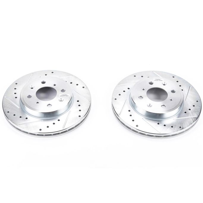 PWR-JBR1714XPR, PowerStop Evolution Drilled and Slotted Rotors for 2015-2020 FIT - JBR1714XPR في الإمارات العربية المتحدة, دبي. Condition - new. Price 620 AED. Photo, seller contacts | AUTO.AE