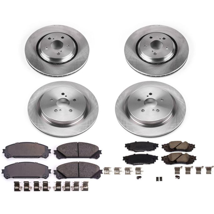 PWR-KOE7606, PowerStop Z17 Evolution Plus Stock Replacement Brake Kits KOE7606 в ОАЭ, Дубай. Состояние - новое. Цена 1 530 AED. Фото, контакты продавца | AUTO.AE