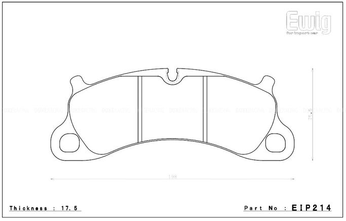 EIP214MA45B, ENDLESS EIP214MA45B Front brake pads PORSCHE 3.8 CARRERA S/4S في الإمارات العربية المتحدة, دبي. Condition - new. Price 2,340 AED. Photo, seller contacts | AUTO.AE