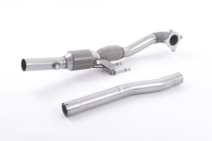 SSXAU200, MILLTEK SSXAU200 Cast Downpipe with HJS High Flow Sports Cat AUDI A3 1.8 TSI 2WD 3-Door في الإمارات العربية المتحدة, دبي. Condition - new. Price ⁦6,050 AED⁩. Photo, seller contacts | AUTO.AE
